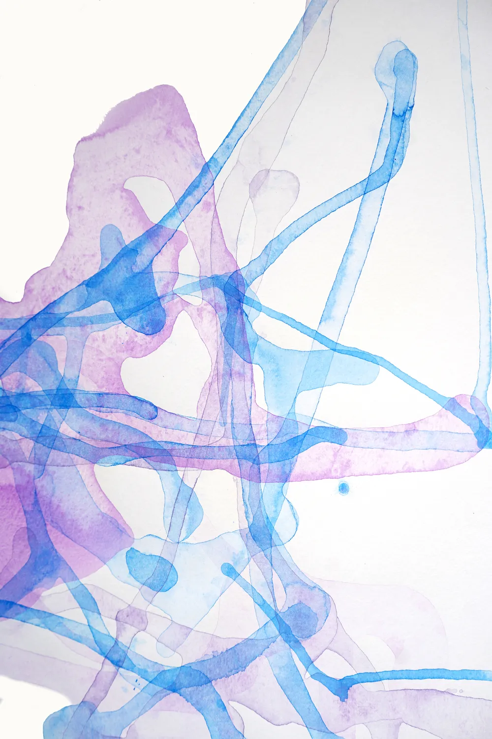Connection, watercolour on paper, 2024, by Kaami