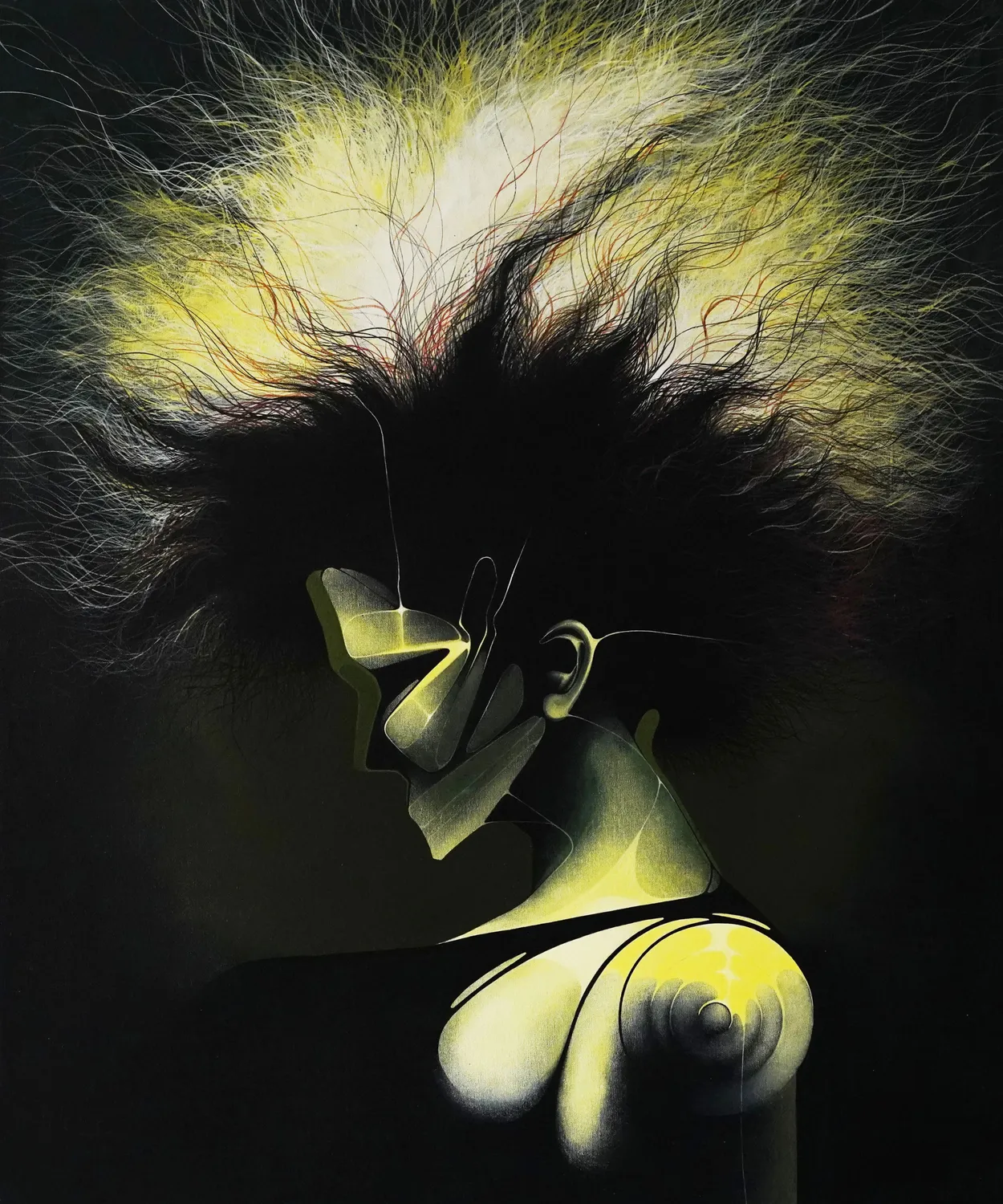 Dreams, acrylic, canvas on board, 2021, by Kaami