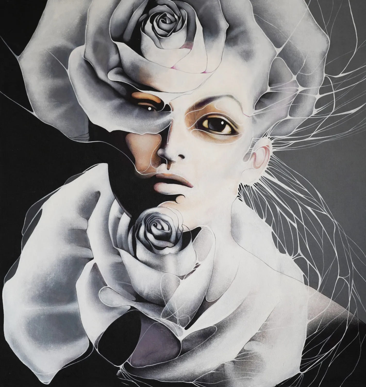 I Lost My Mom, acrylic, canvas on board, 2021, by Kaami
