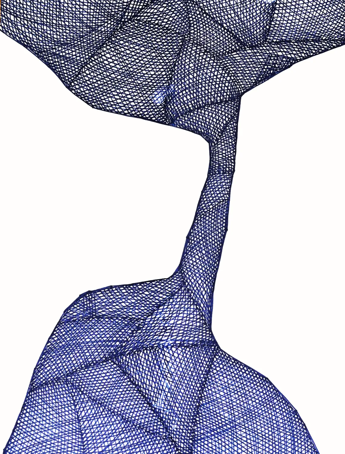 Society, canvas and pen, 2024, by Kaami