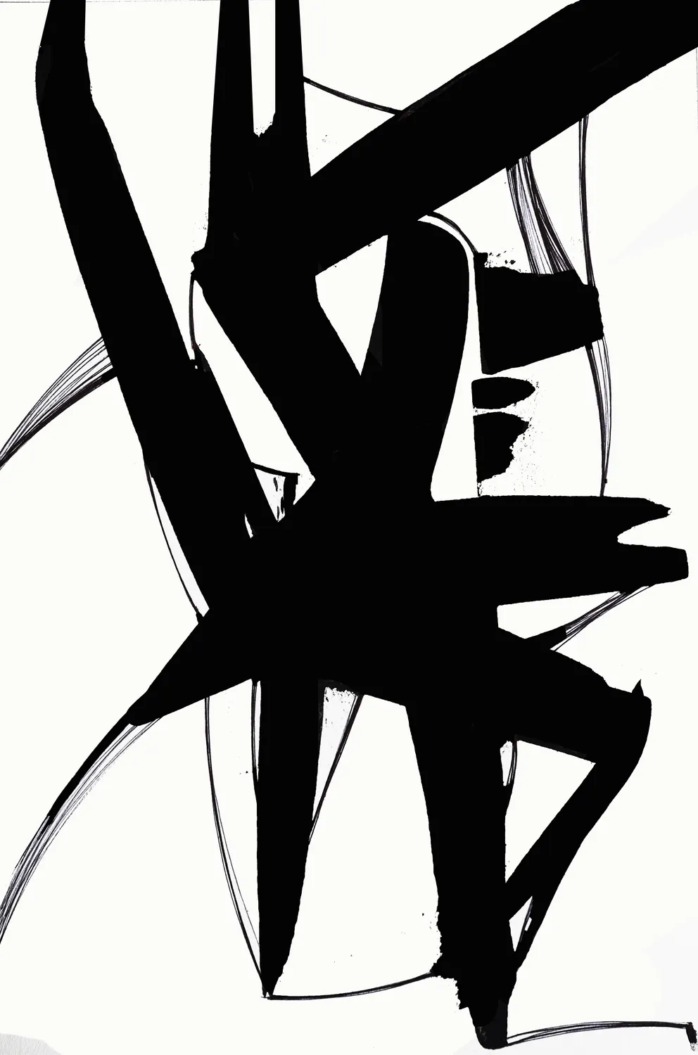 War, acrylic and pen on paper, 2024, by Kaami